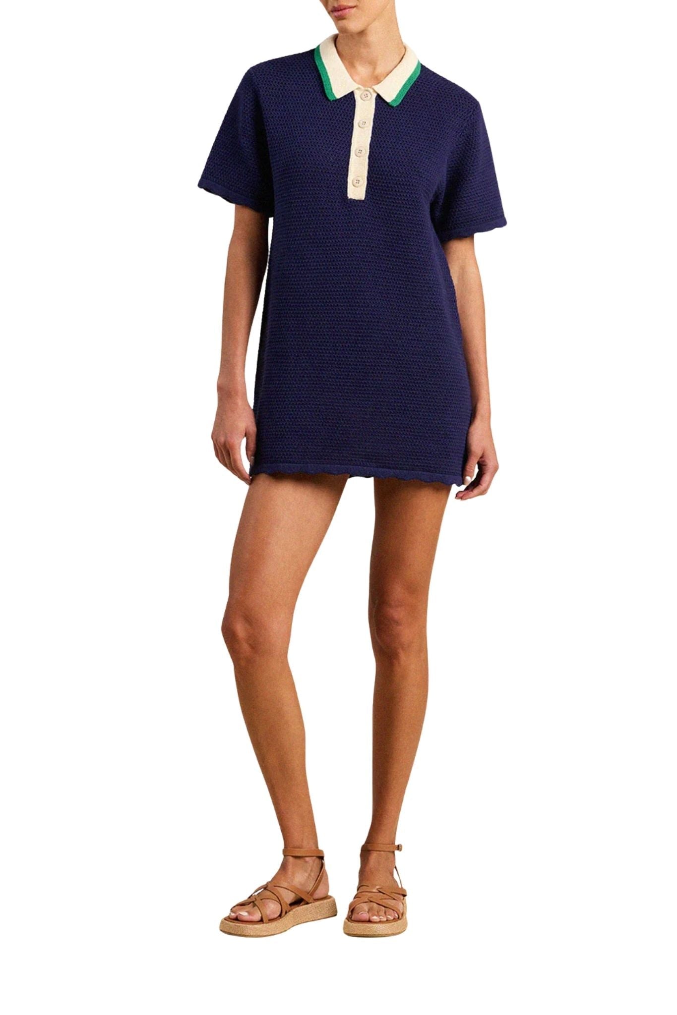 Trovata Marissa Dress Navy - Vermillion