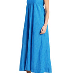 Trovata Mirela Dress Cerulean Floral - Vermillion