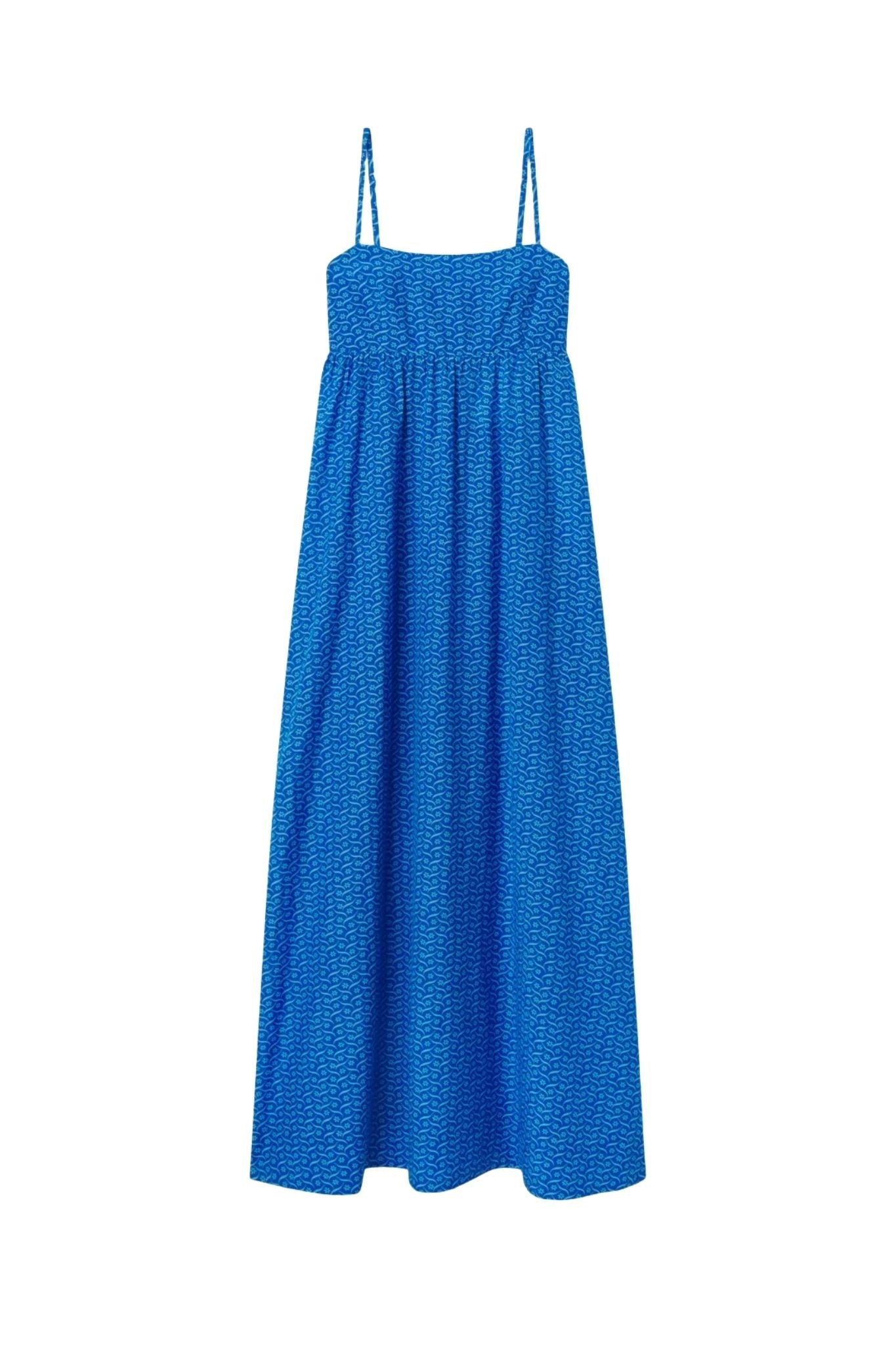 Trovata Mirela Dress Cerulean Floral - Vermillion