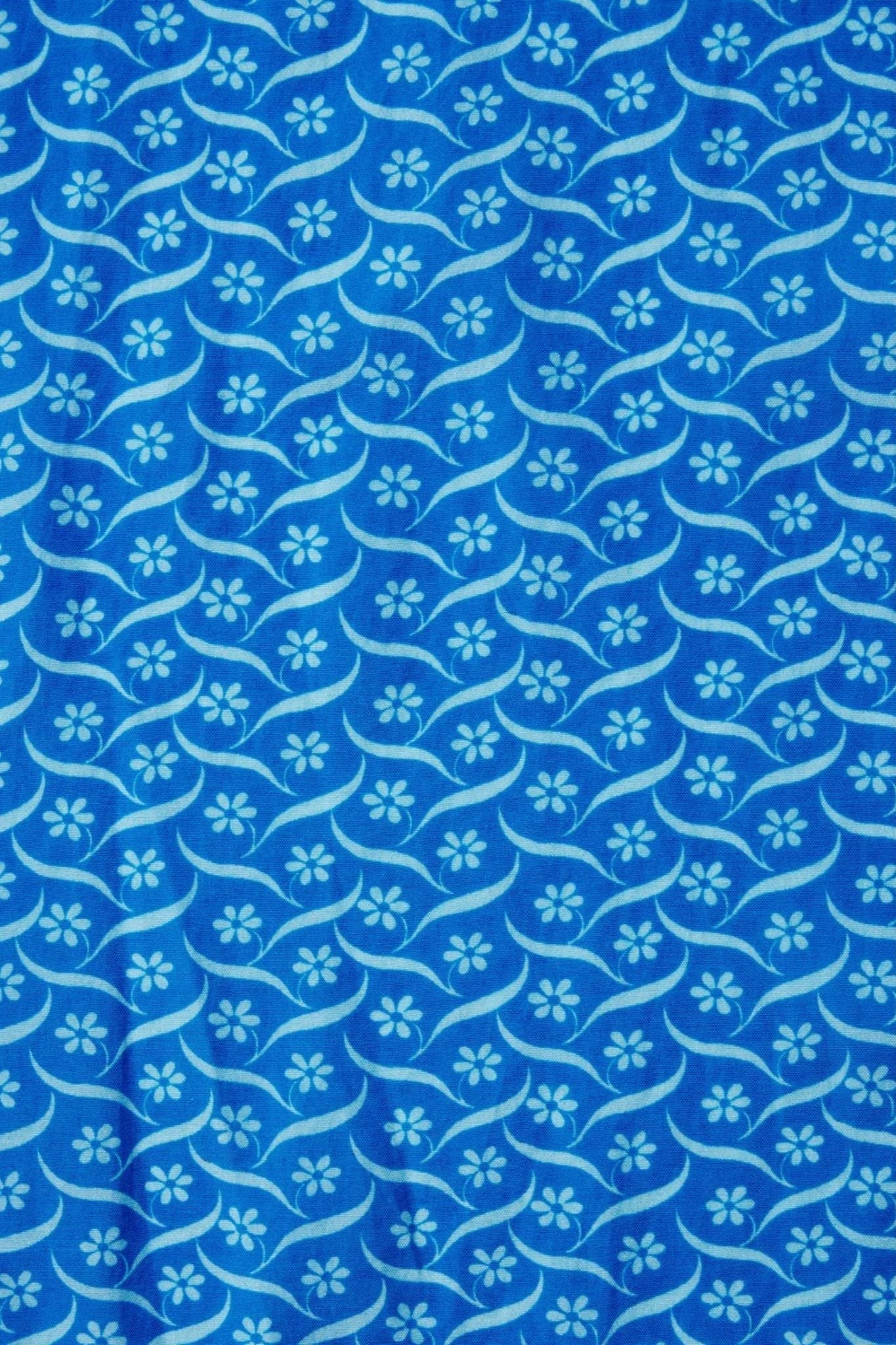 Trovata Mirela Dress Cerulean Floral - Vermillion