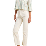 Trovata Nessa Shirt Verde Stripes - Vermillion