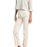 Trovata Nessa Shirt Verde Stripes - Vermillion