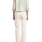 Trovata Nessa Shirt Verde Stripes - Vermillion