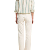 Trovata Nessa Shirt Verde Stripes - Vermillion