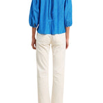 Trovata Orly Blouse Cerulean Floral - Vermillion