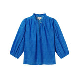 Trovata Orly Blouse Cerulean Floral - Vermillion