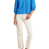 Trovata Orly Blouse Cerulean Floral - Vermillion