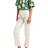 Trovata Thia Shirt Madalena Floral - Vermillion