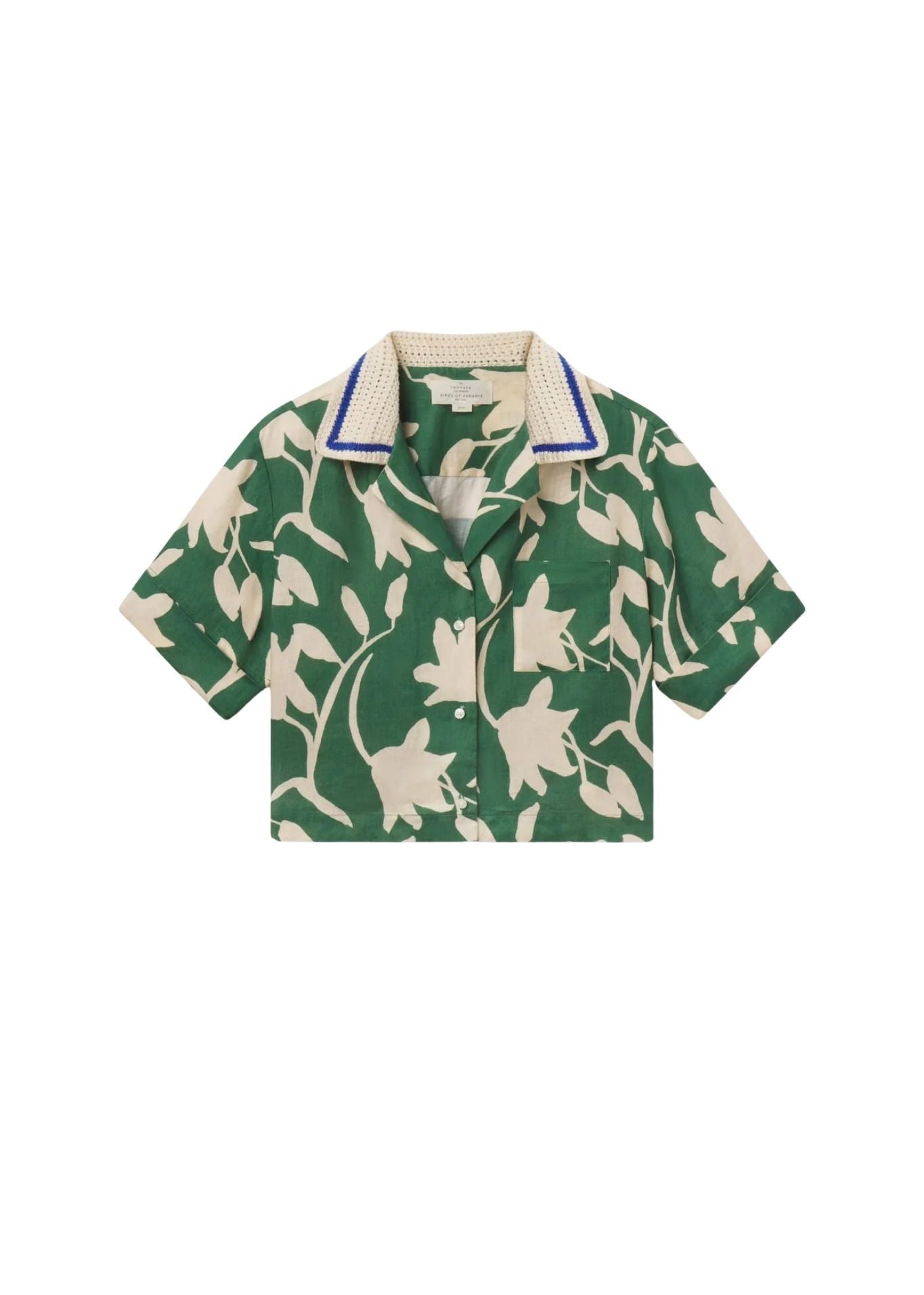 Trovata Thia Shirt Madalena Floral - Vermillion