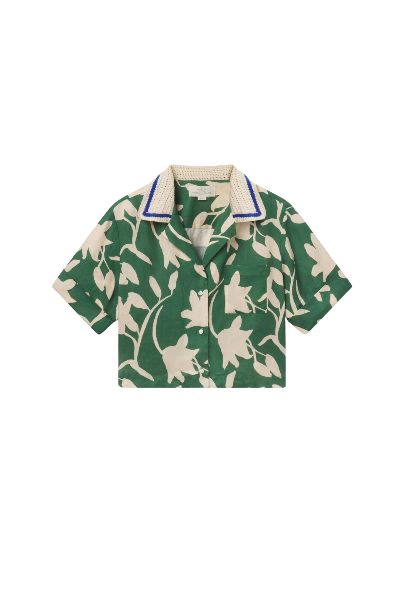 Trovata Thia Shirt Madalena Floral - Vermillion