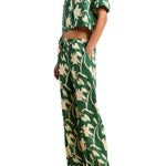Trovata Vera Pant Madalena Floral - Vermillion
