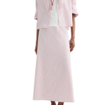 TWP A - Line Skirt - Vermillion