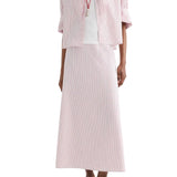 TWP A - Line Skirt - Vermillion