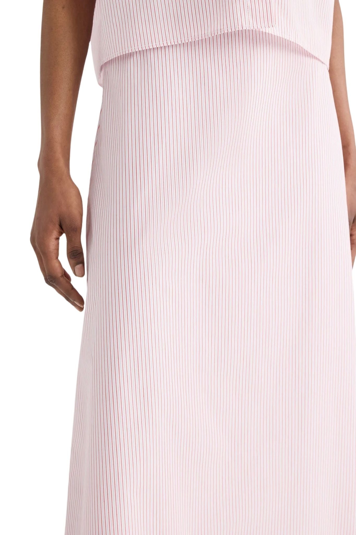 TWP A - Line Skirt - Vermillion