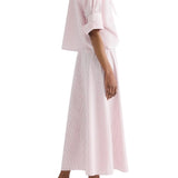 TWP A - Line Skirt - Vermillion