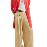 TWP Big Joe Shirt Dress - Vermillion
