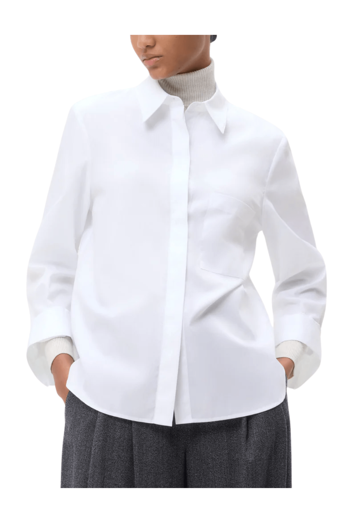 TWP Boyfriend Top - Vermillion