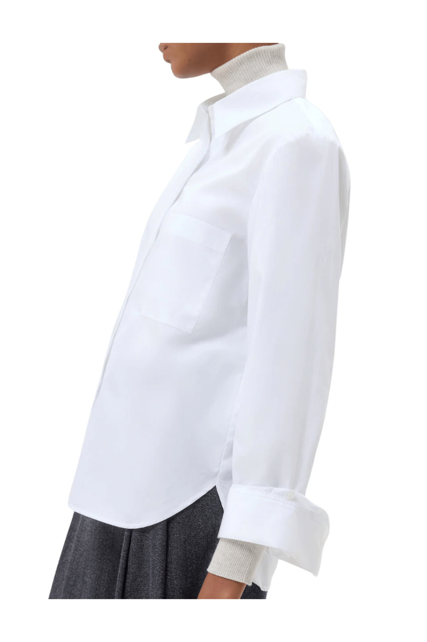 TWP Boyfriend Top - Vermillion