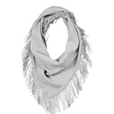 TWP Fringe Triangle Scarf - Vermillion