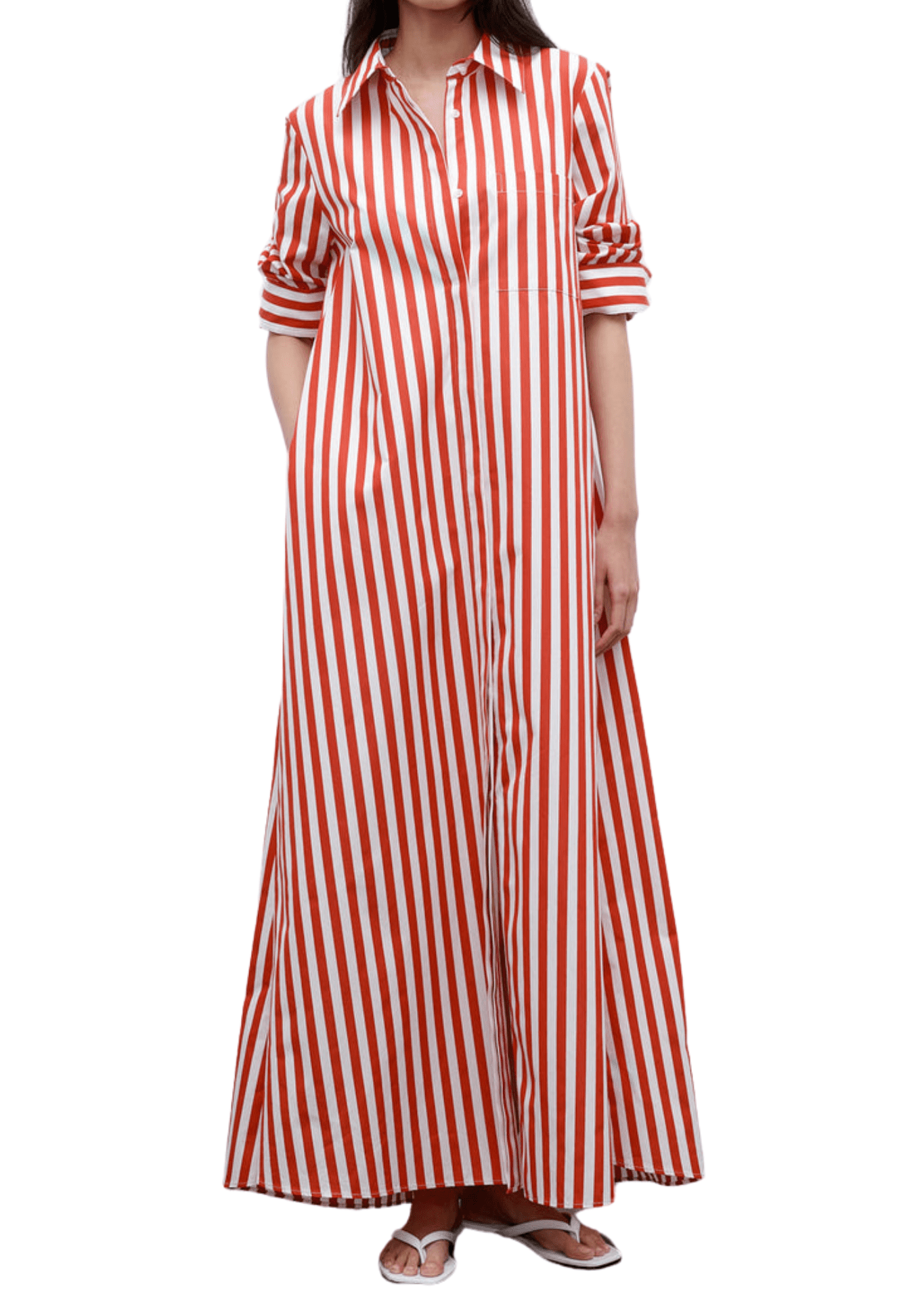 TWP Jennys Gown - Vermillion