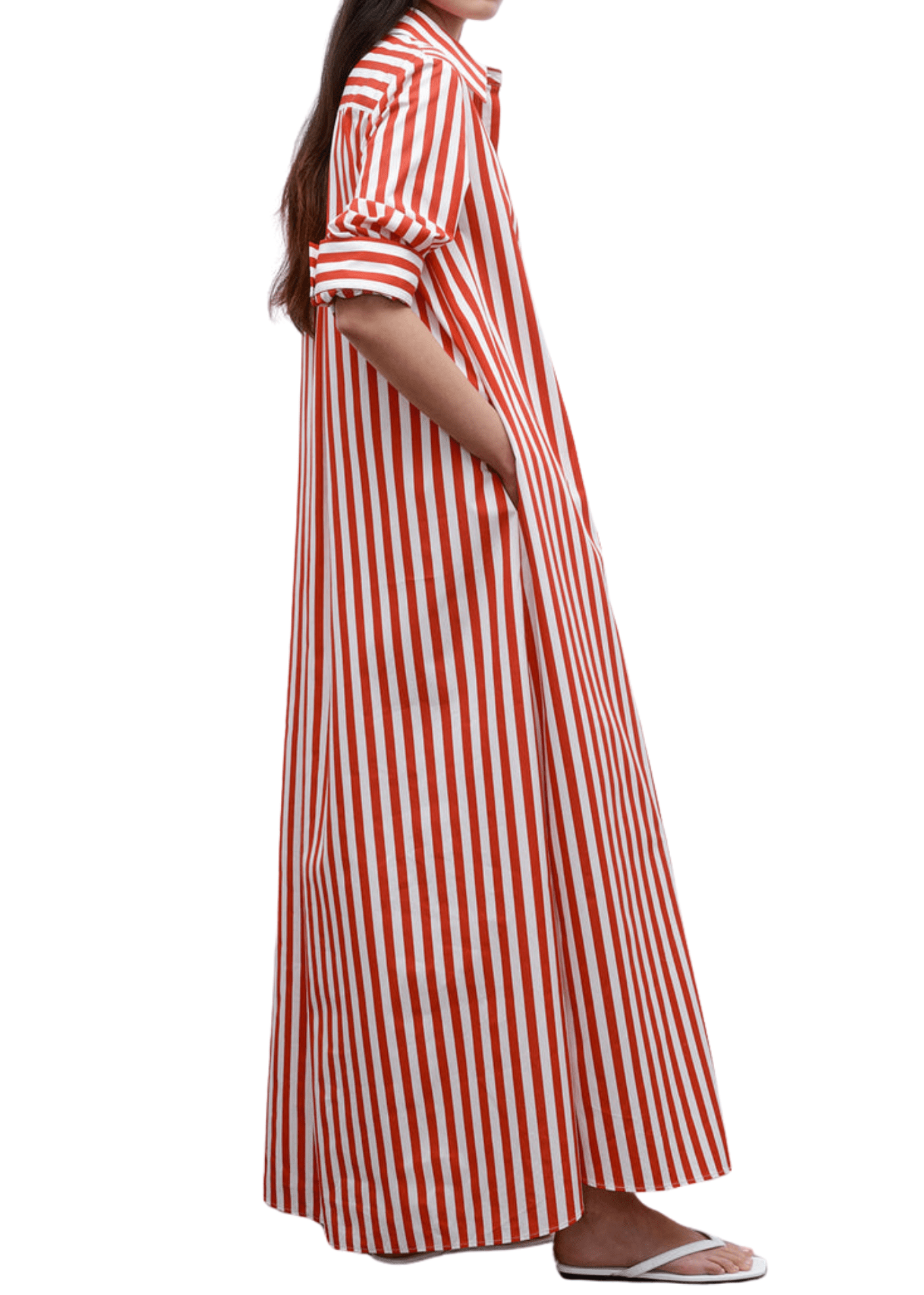 TWP Jennys Gown - Vermillion