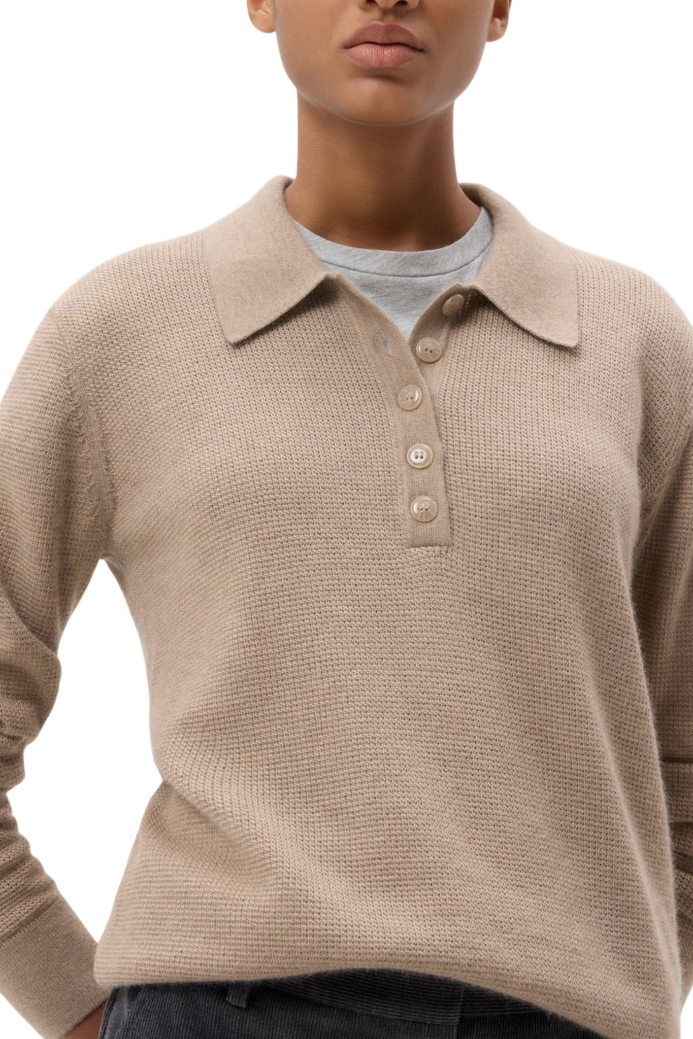 TWP Jorden Polo - Vermillion