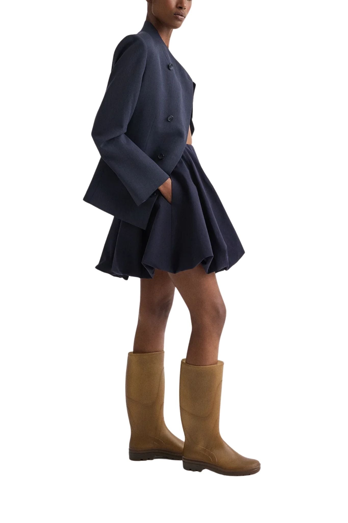 TWP Julia Skirt - Vermillion