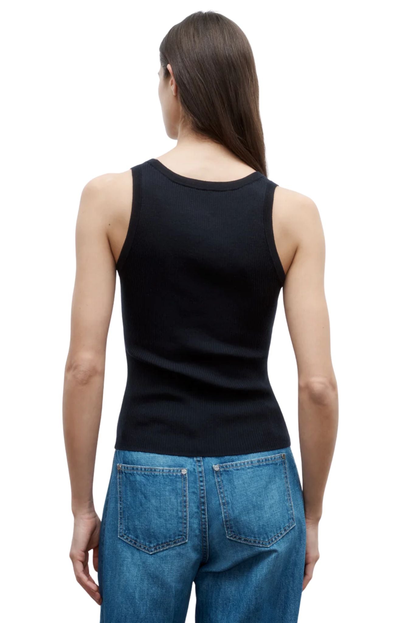 TWP Knit Tank - Vermillion