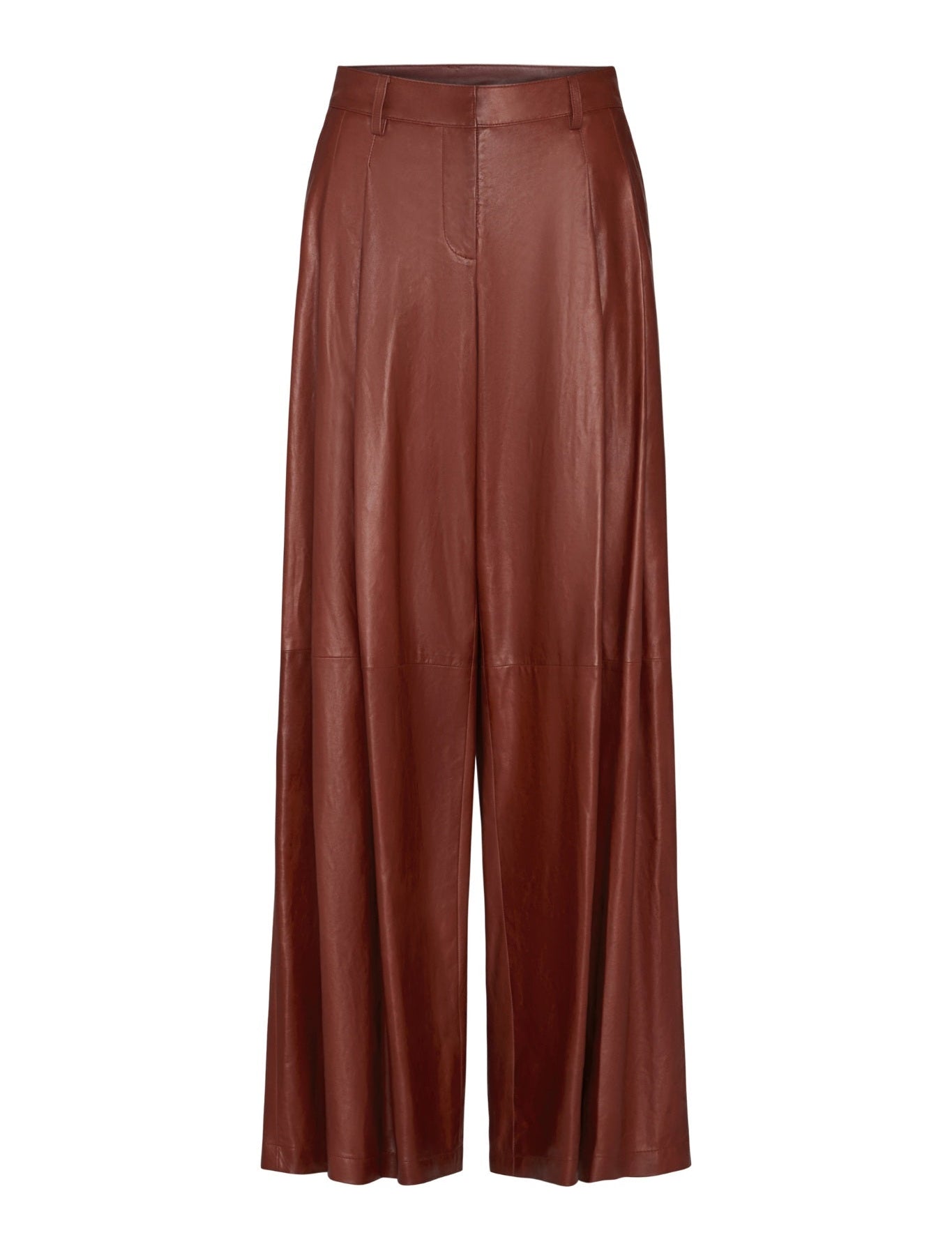 TWP Leather Didi Pant - Vermillion