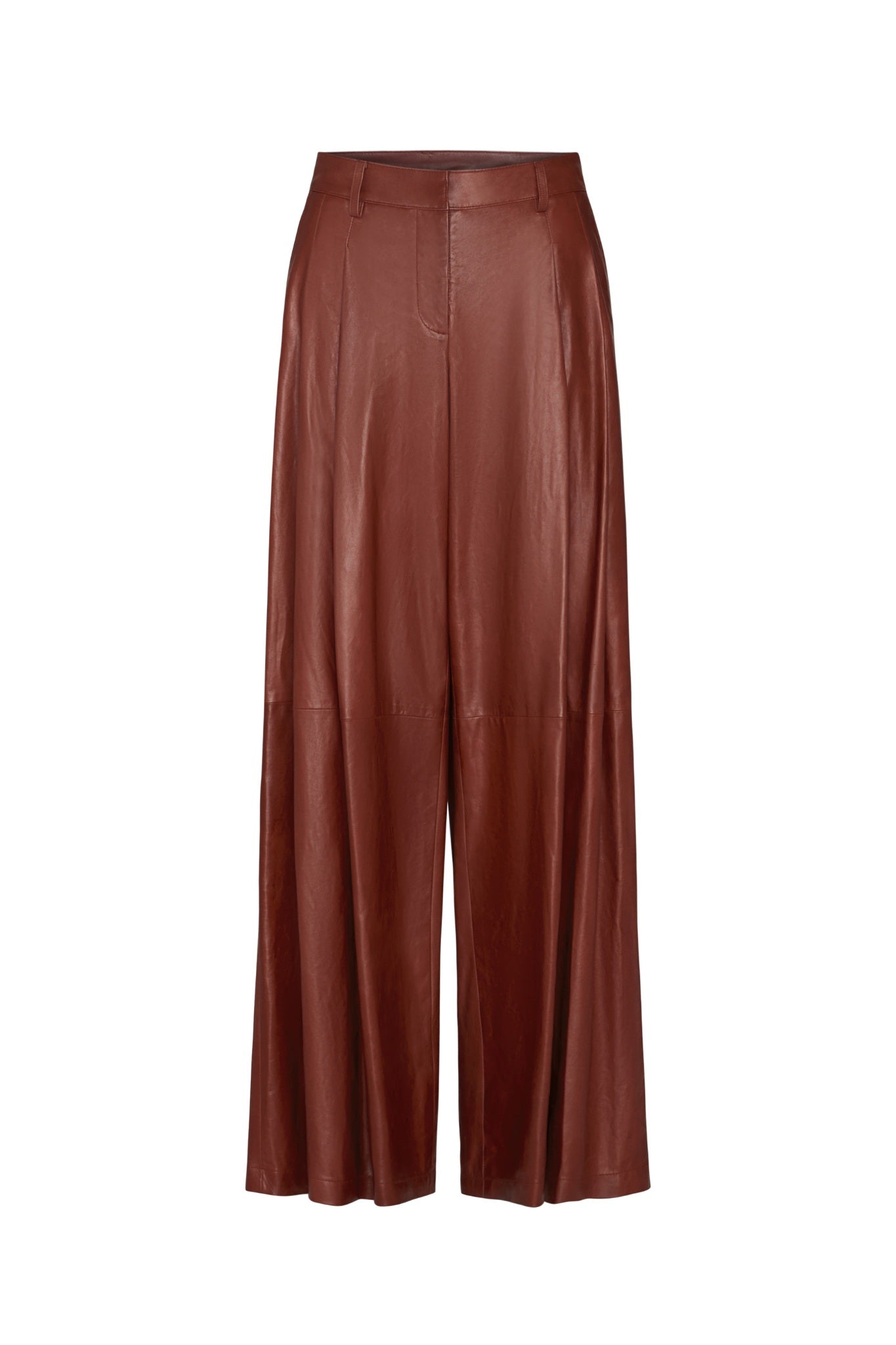 TWP Leather Didi Pant - Vermillion