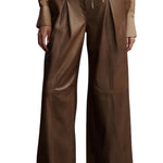 TWP Leather Sullivan Pants - Vermillion