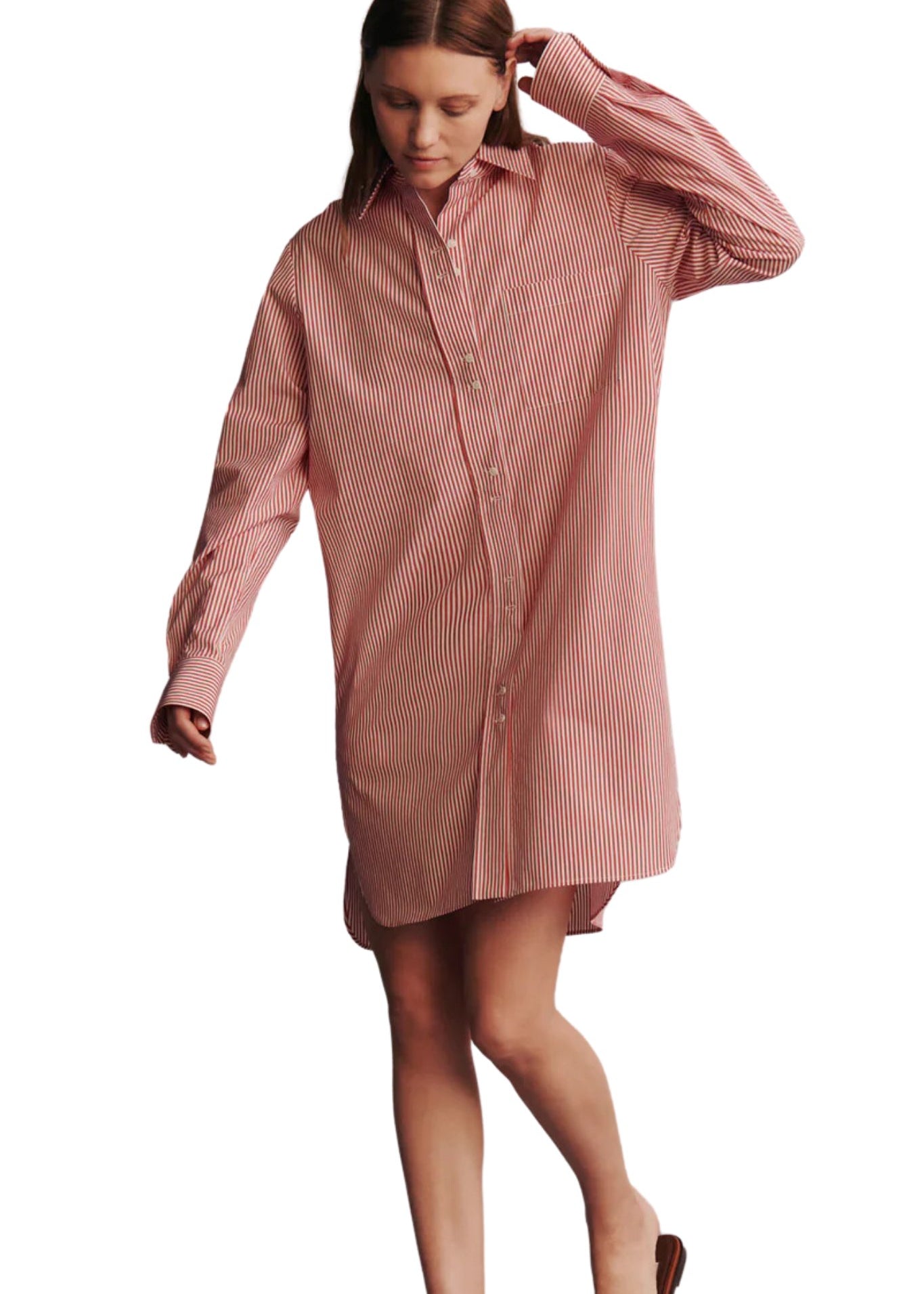 TWP Ma House Dress - Vermillion