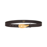 TWP Medium Belt w/ Molded Mussel Buckle - Vermillion