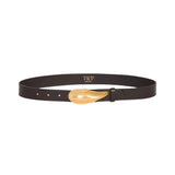 TWP Medium Belt w/ Molded Mussel Buckle - Vermillion