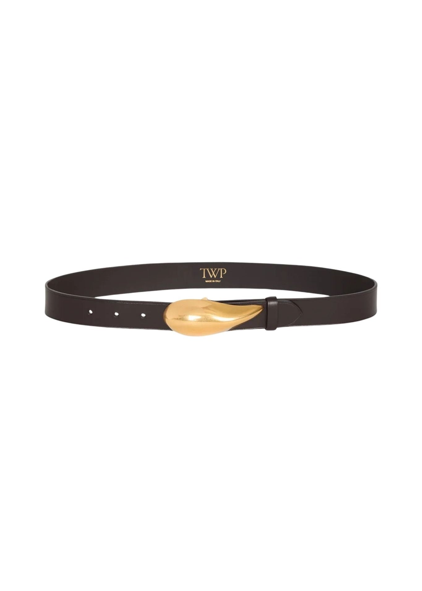 TWP Medium Belt w/ Molded Mussel Buckle - Vermillion