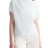 TWP Mock Neck Tee - Vermillion
