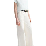 TWP Mock Neck Tee - Vermillion