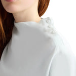 TWP Mock Neck Tee - Vermillion