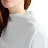 TWP Mock Neck Tee - Vermillion