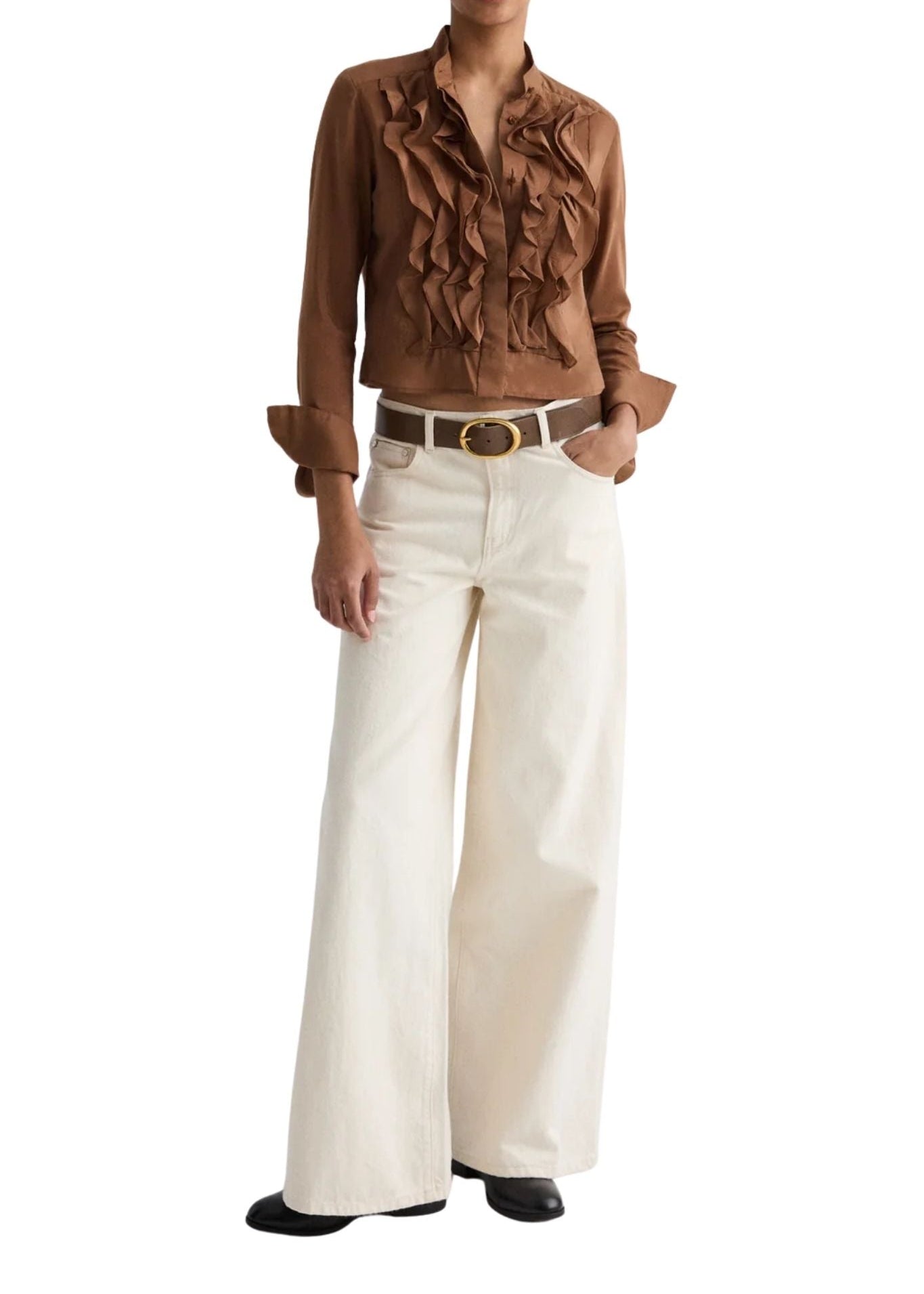 TWP Patti Blouse - Vermillion