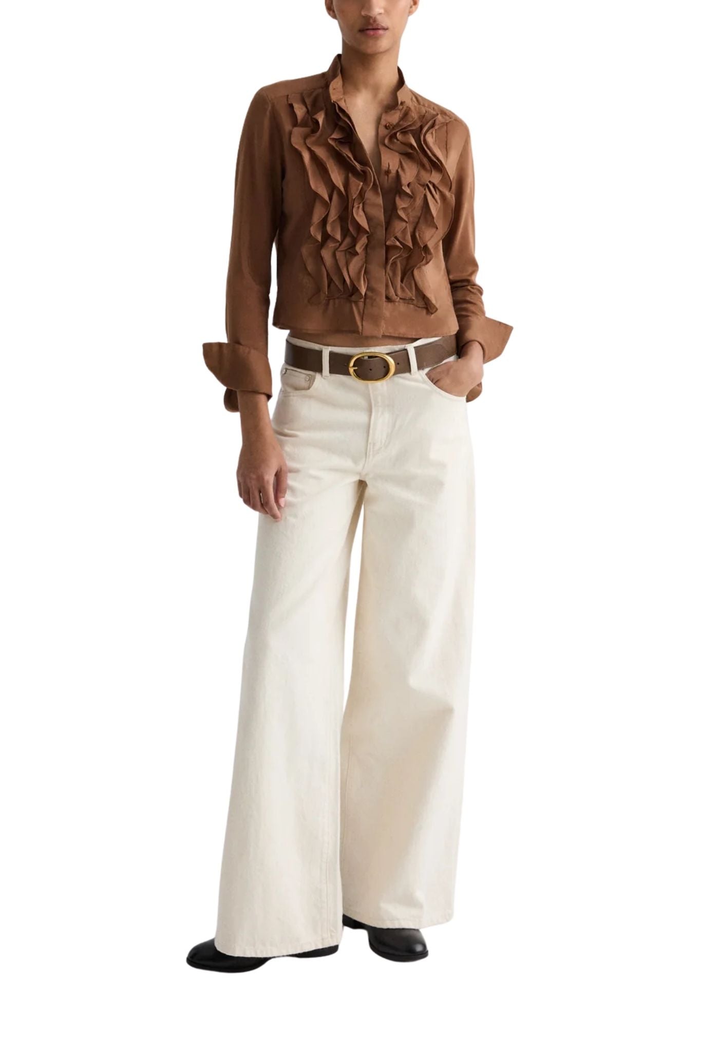 TWP Patti Blouse - Vermillion
