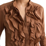 TWP Patti Blouse - Vermillion