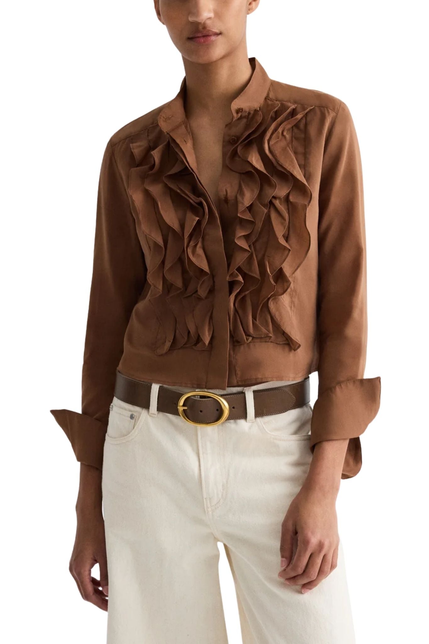 TWP Patti Blouse - Vermillion