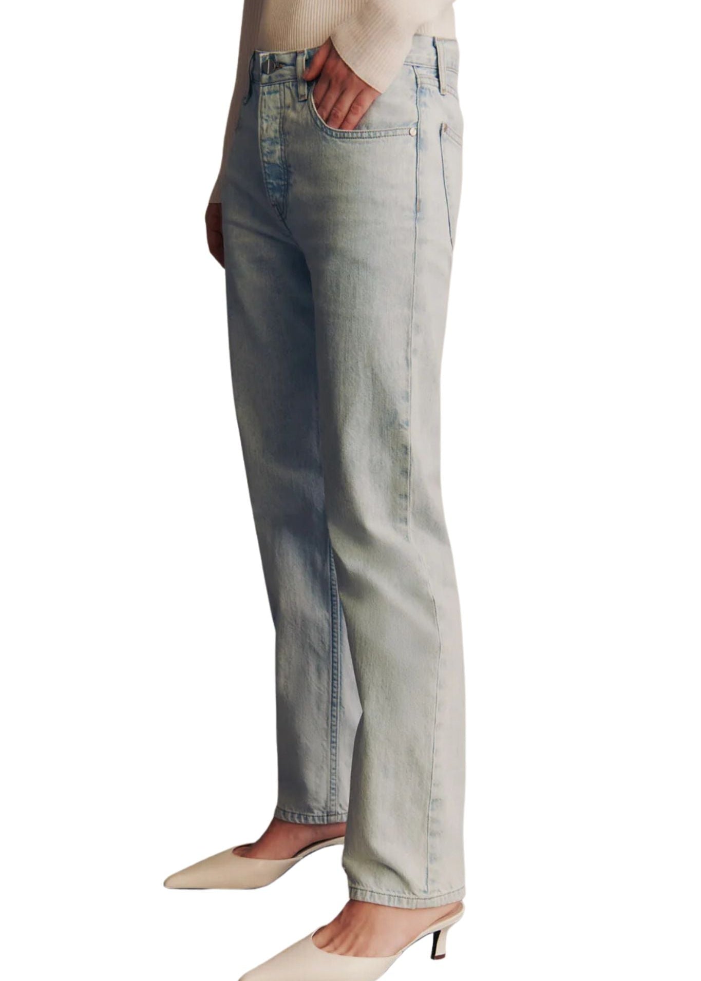 TWP Soda Pop Jean - Vermillion