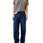 TWP Striped True Crewneck - Vermillion