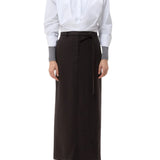 TWP Taken Top in Super Compact Poplin - Vermillion