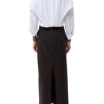 TWP Taken Top in Super Compact Poplin - Vermillion