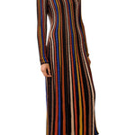 Ulla Johnson Albie Knit Long Sleeve Knit Dress - Vermillion