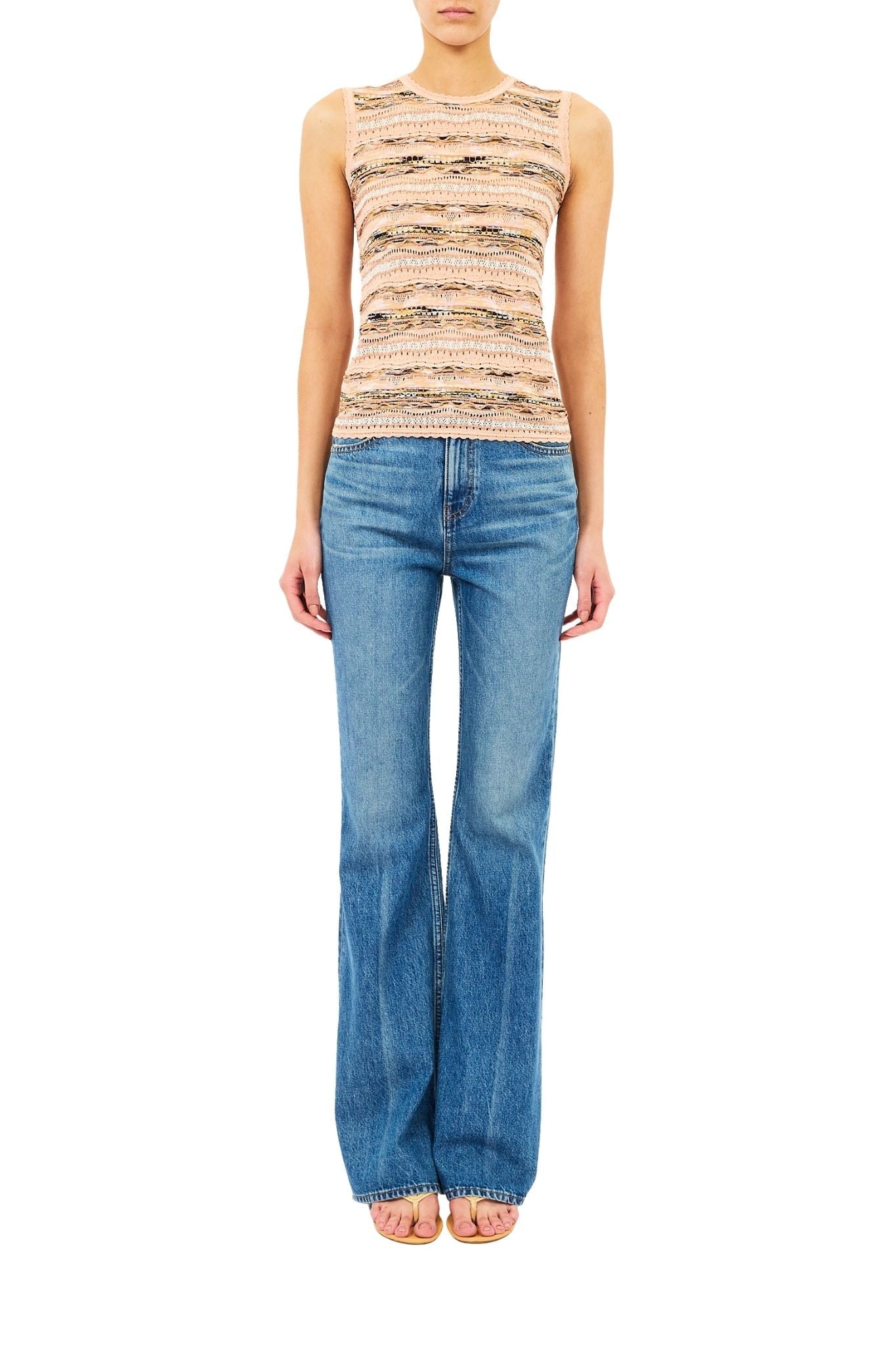 Ulla Johnson Alisa Short Sleeve Knit Top - Vermillion