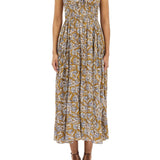 Ulla Johnson Anelise Halter Midi Dress - Vermillion